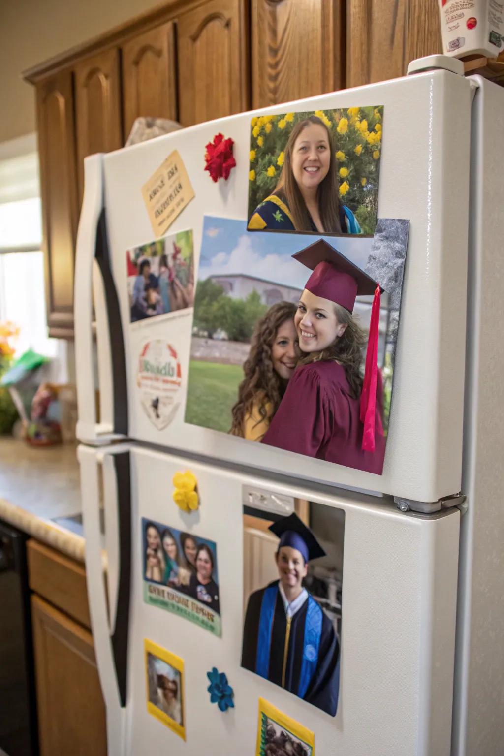 Keep cherished memories front and center with custom photo magnets.