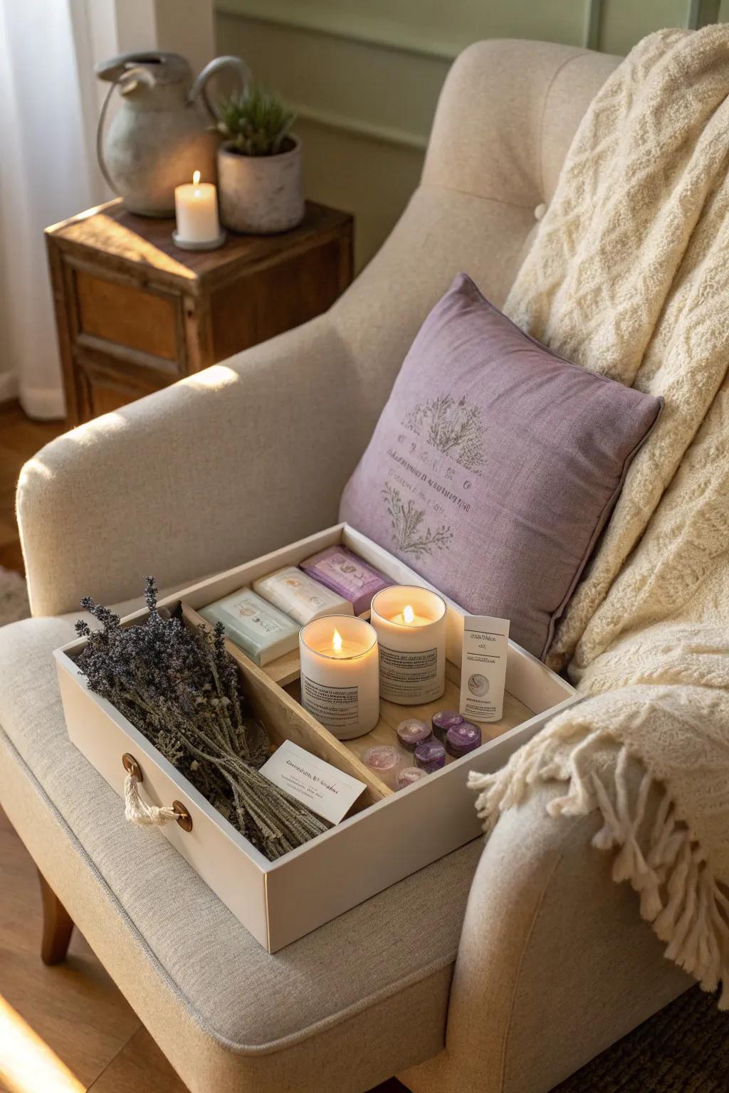 Relax and unwind with a calming collection.