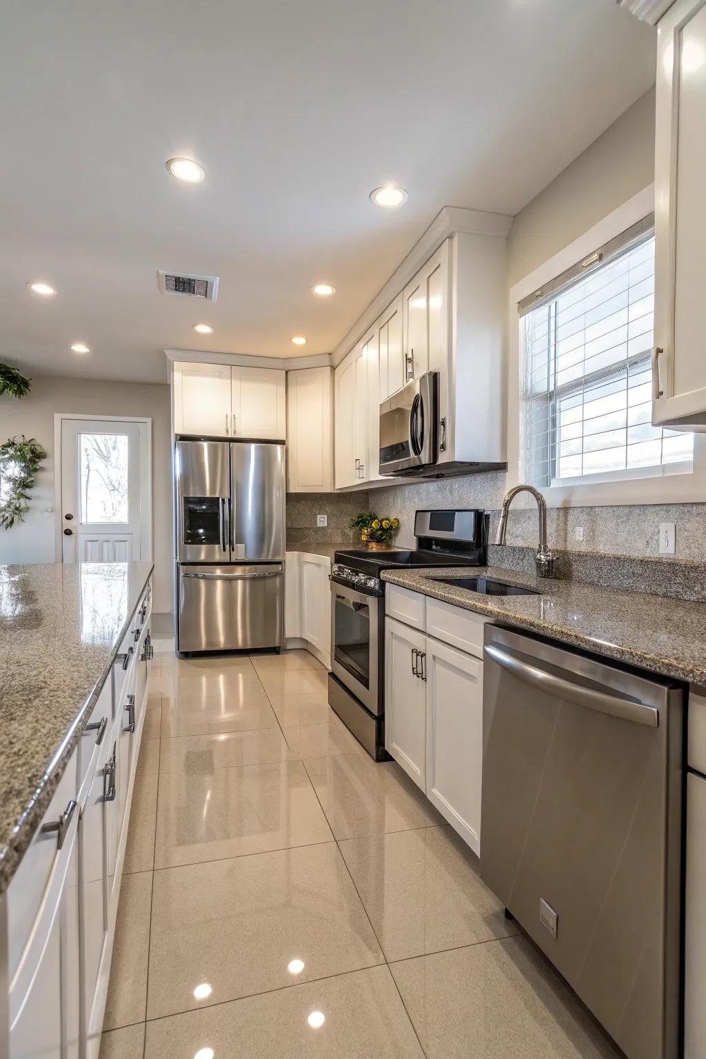 A clean kitchen is a welcoming kitchen.