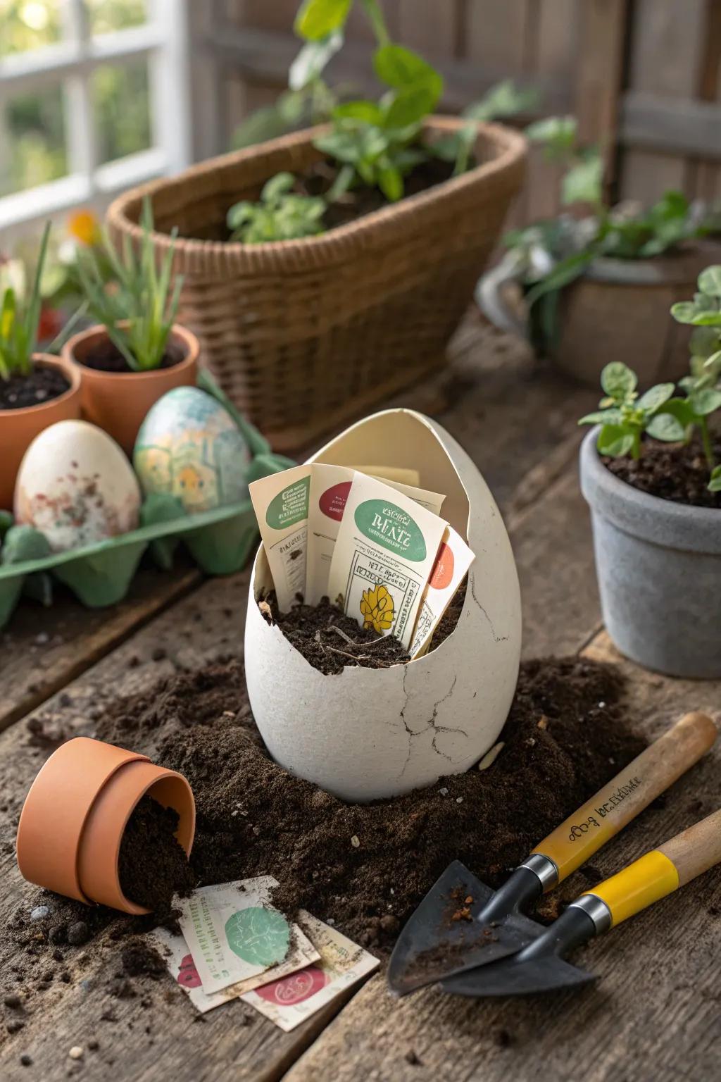 A green surprise for future blooms