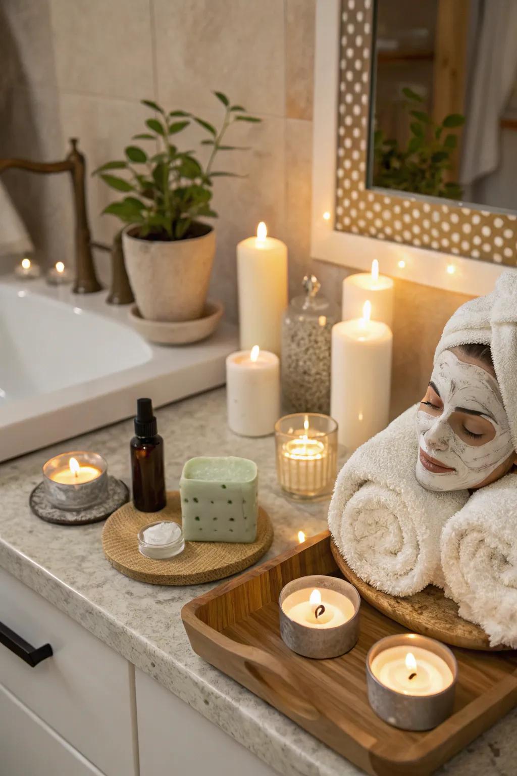 Pamper yourself with a soothing DIY spa experience