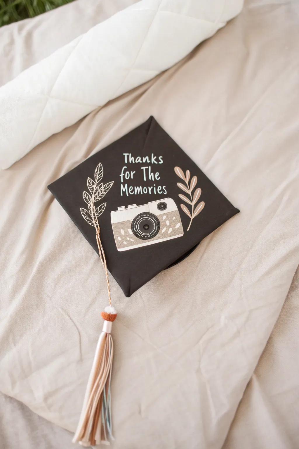 Celebrate your achievements with a clever cap that combines humor and style! #GraduationStyle #MinimalistBoho