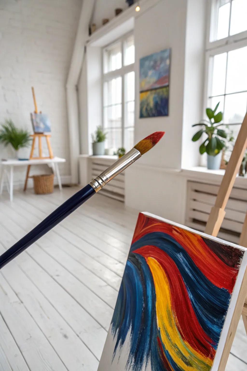 Embrace the flow of color and emotion with abstract art.