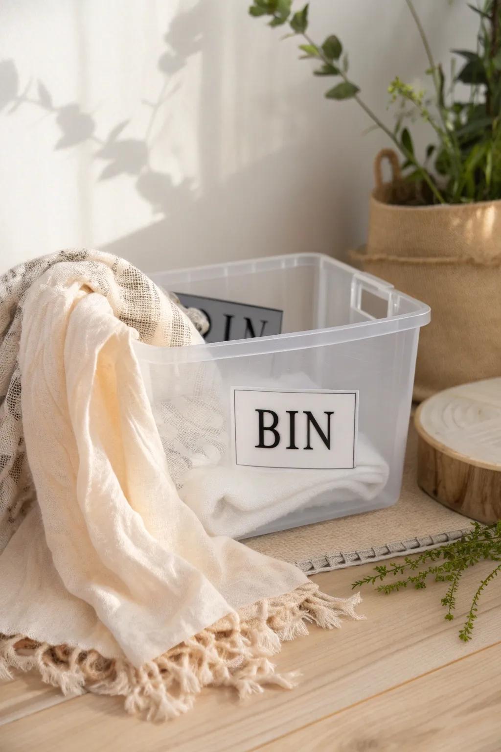 Organize with ease: A stylish solution for your home's lost and found.