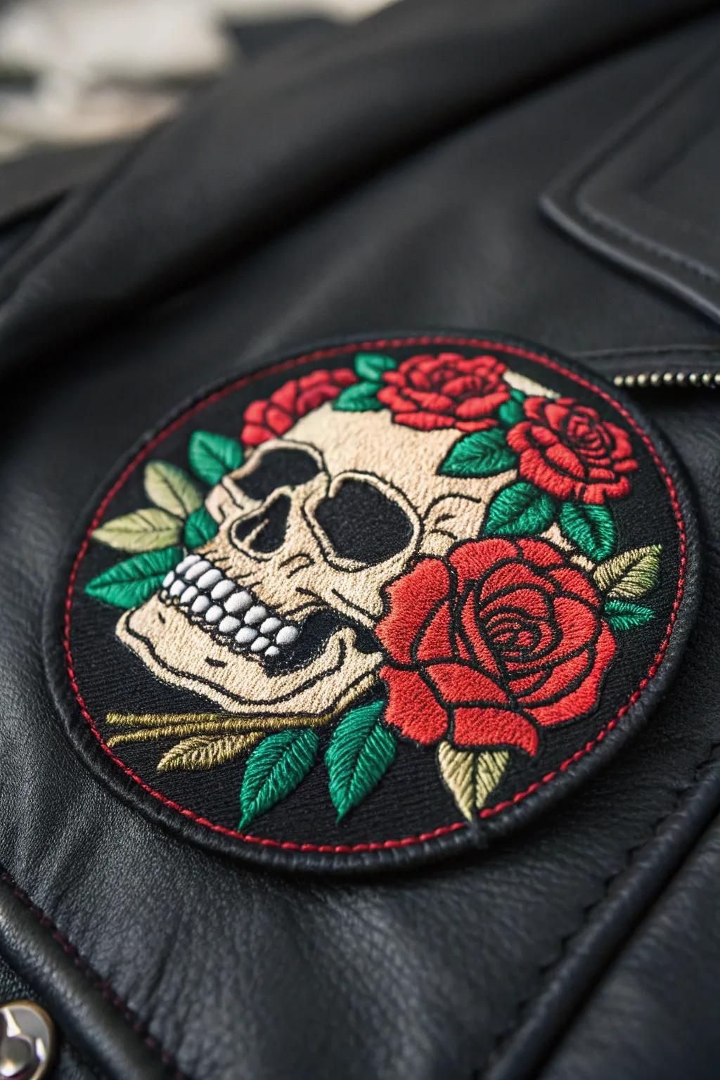 Elevate your ride with a uniquely crafted skull patch that tells your story.