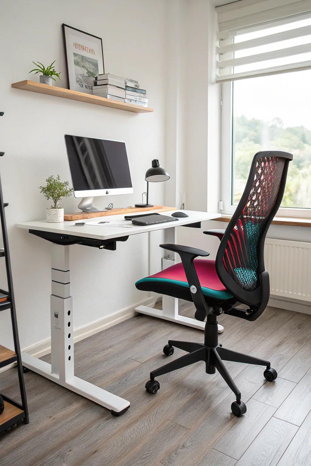 Ergonomic furniture enhances both style and comfort in your office.