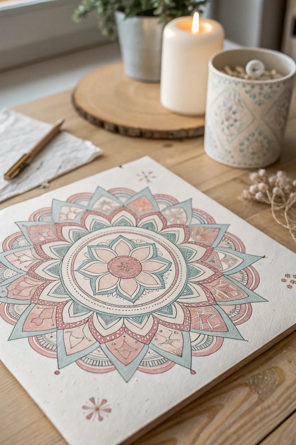 Discover the art of geometric wonders: where simplicity meets elegance in every fold and hue.