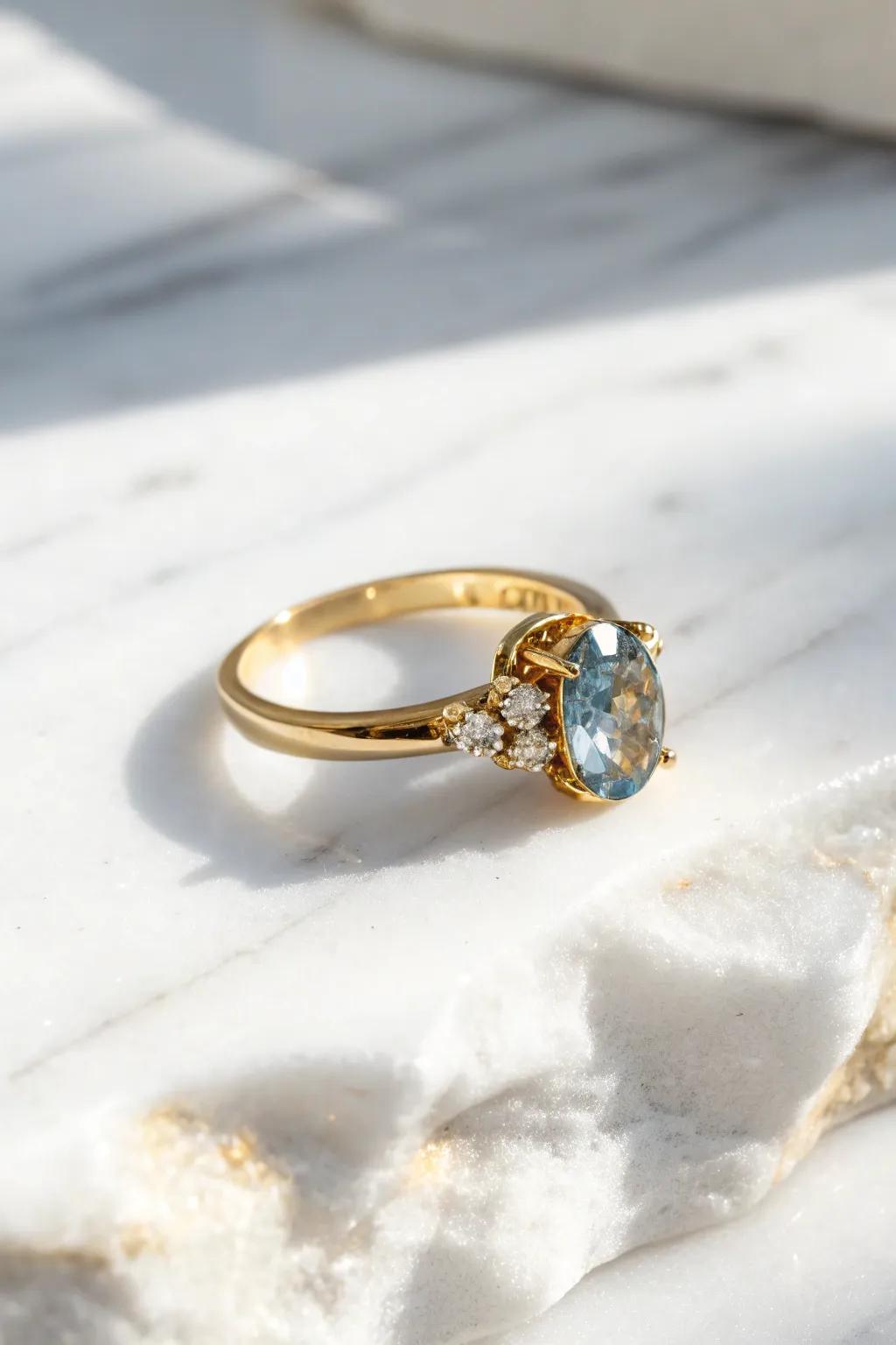 Capture special moments with a personalized birthstone ring.