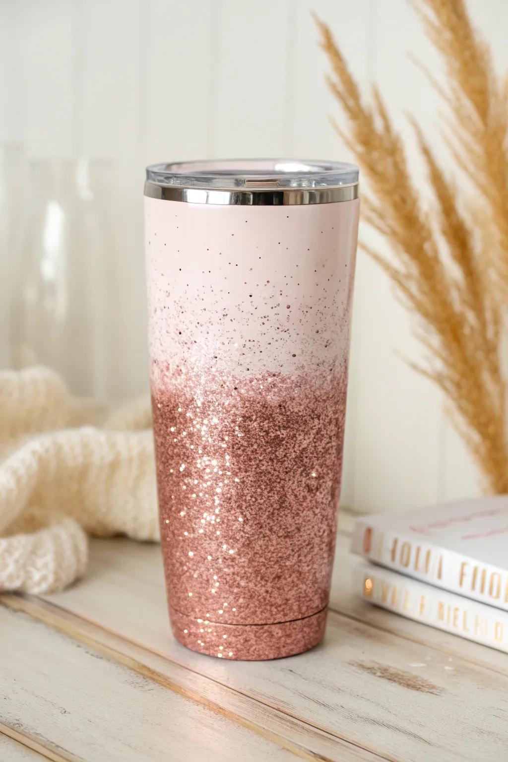 Elevate your drinkware with a touch of glittering elegance.