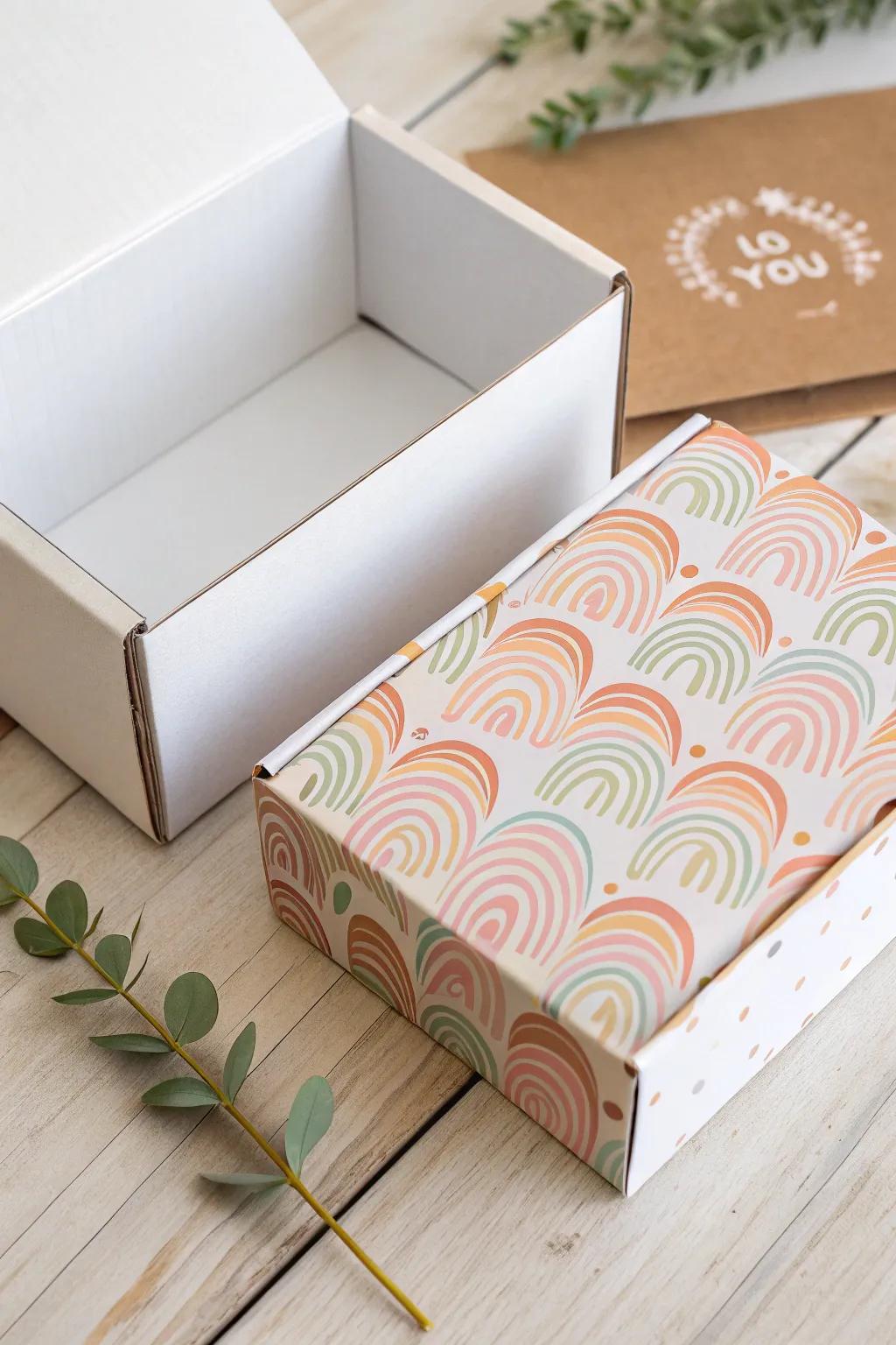Unbox twice the delight with reversible boxes—where simplicity meets surprise!