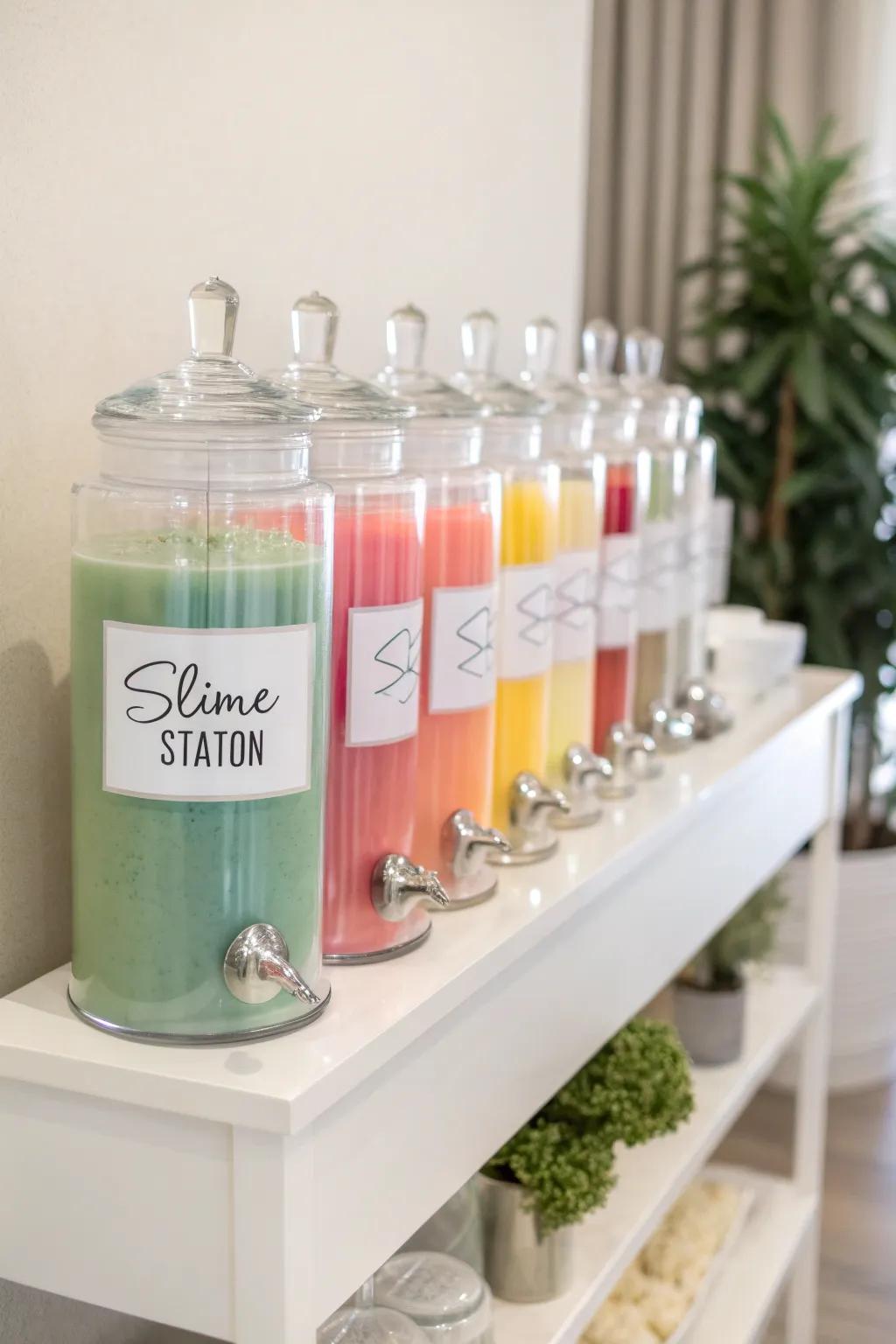 Effortless organization meets elegant design with these clear containers, making your slime station a masterpiece of simplicity and style.