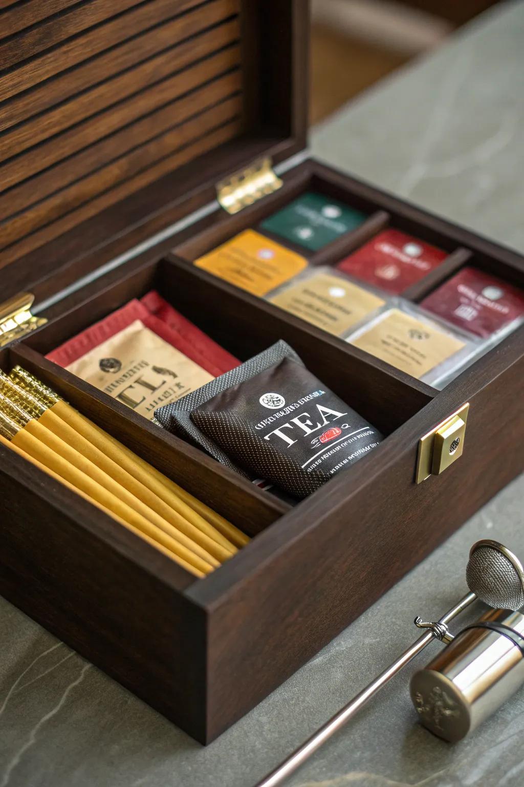 Craft the perfect Tea Lover's Delight: a survival kit that combines elegance and functionality for the ultimate tea experience.