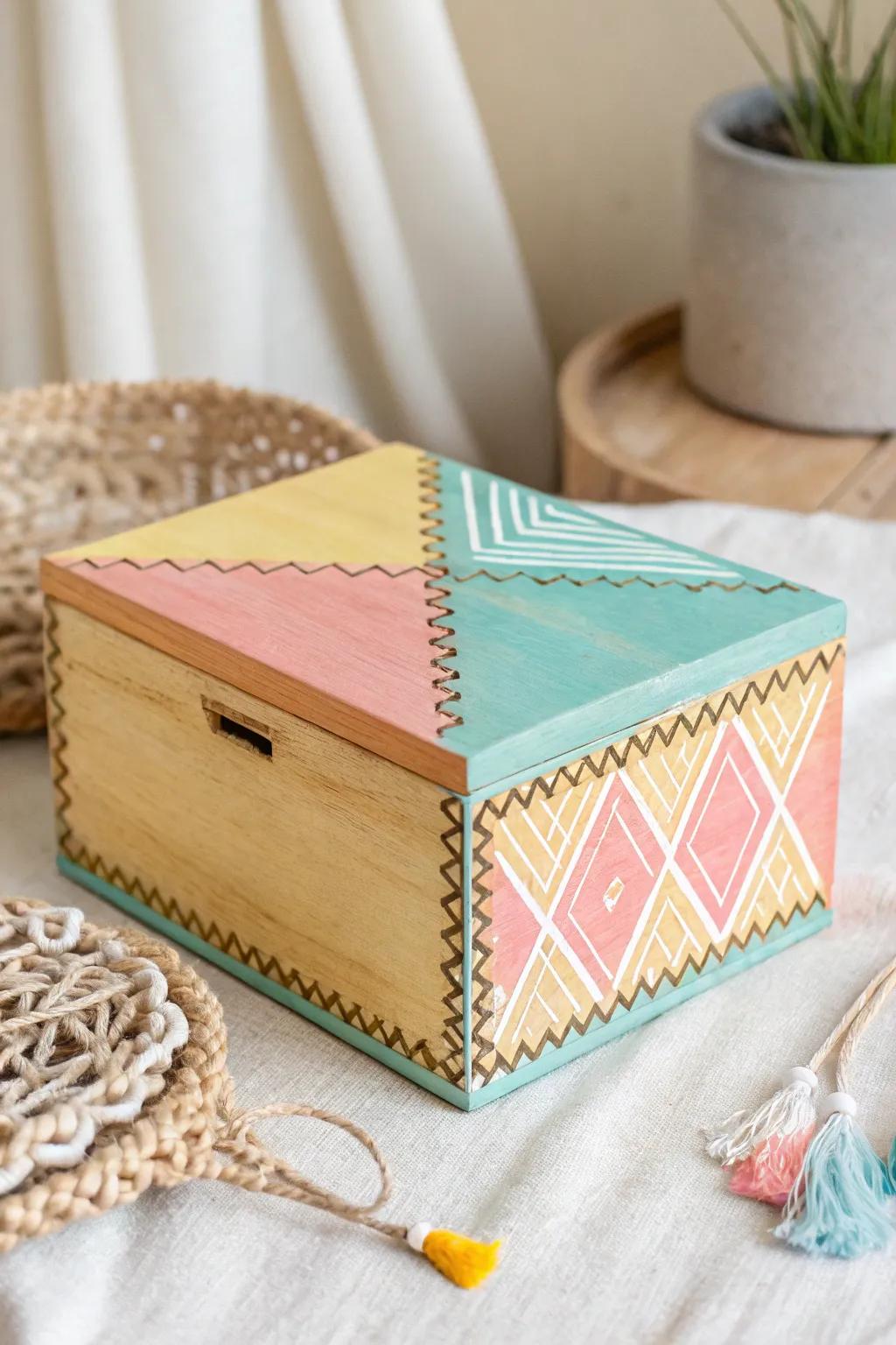 Brighten up your classroom with a vibrant and playful tattle box that blends Scandinavian simplicity with boho charm!
