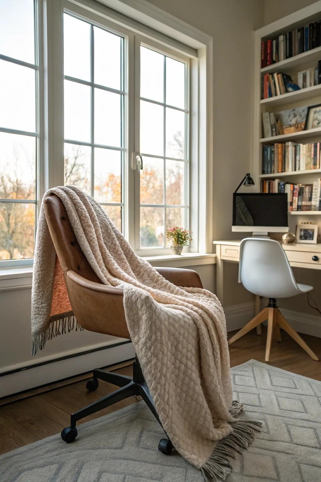 Wrap them in warmth and comfort with a cozy throw blanket.