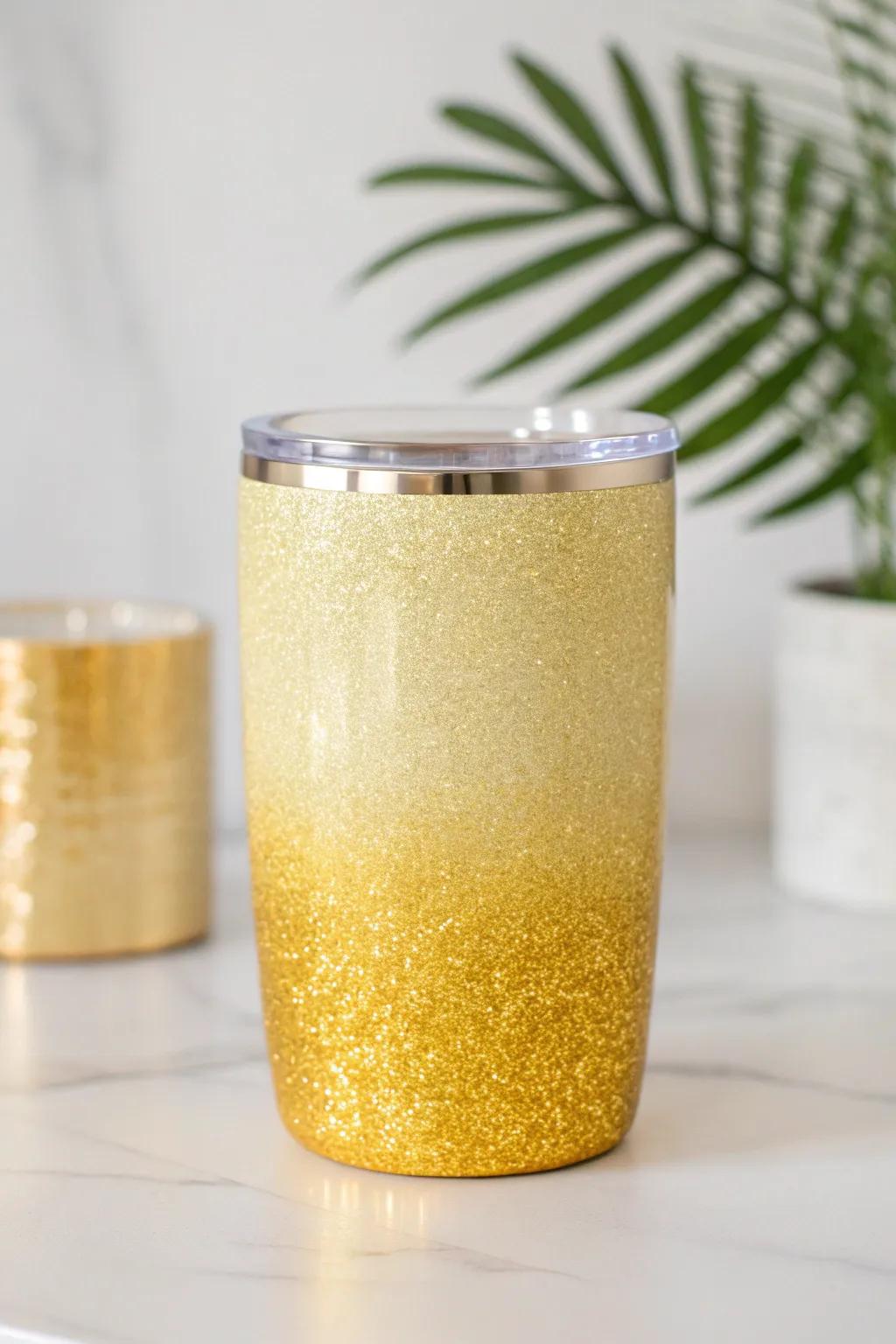 Sip in style with a touch of sunshine! 🌅✨ #OmbréAllDay #ScandiBoho