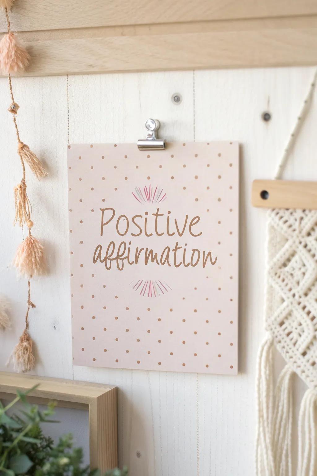 Embrace positivity with beautifully crafted affirmation cards for a meaningful touch to your space.