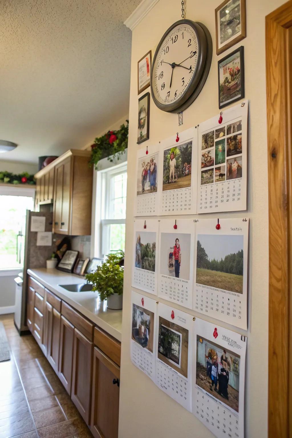 Celebrate each month with a custom photo calendar