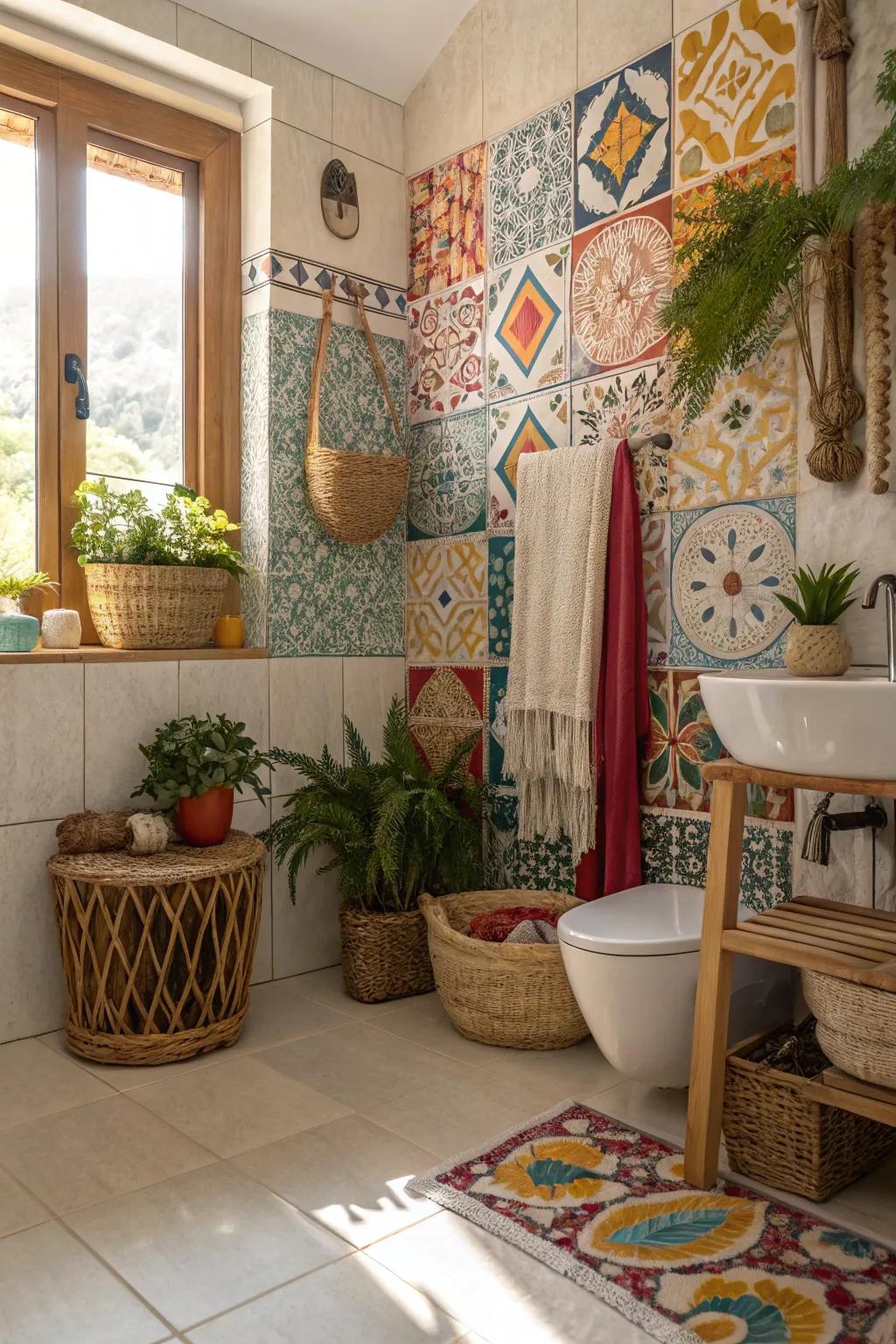 Ceramic tiles add both durability and style to your bathroom.