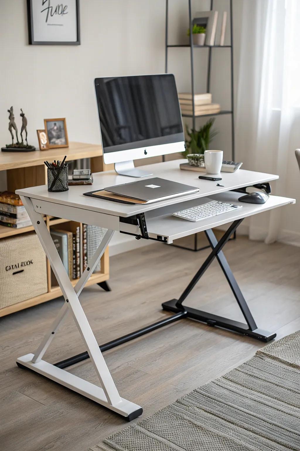 Transformable desks adapt to your changing needs.