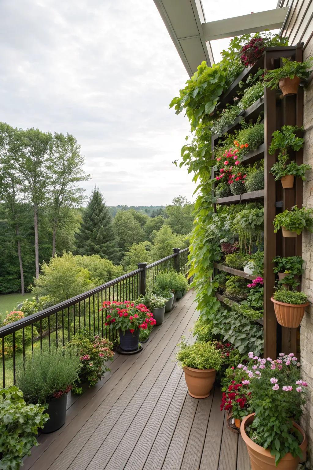 Integrate nature with thoughtful deckscaping.