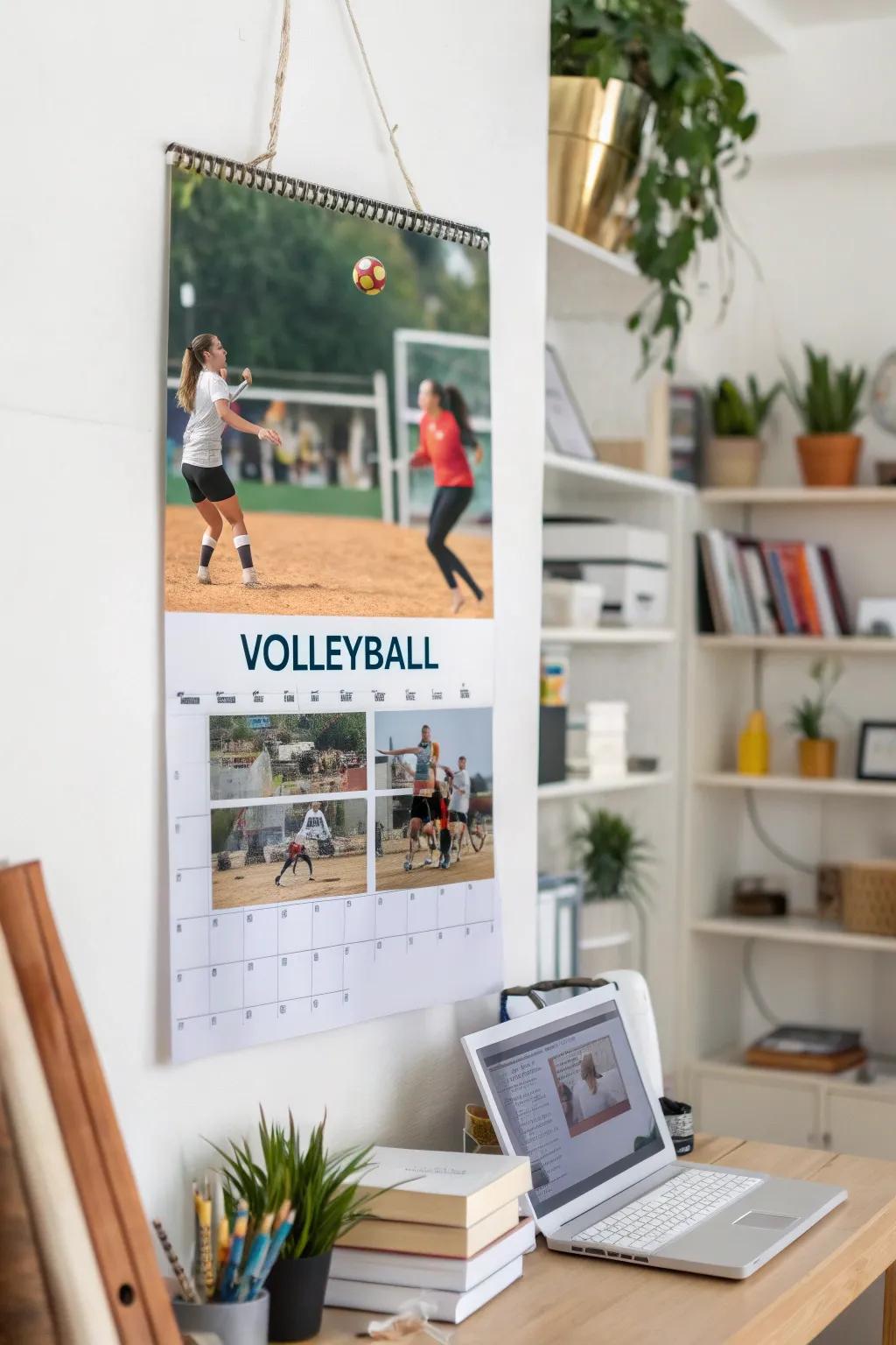 Keep track of important dates with a personalized team calendar.