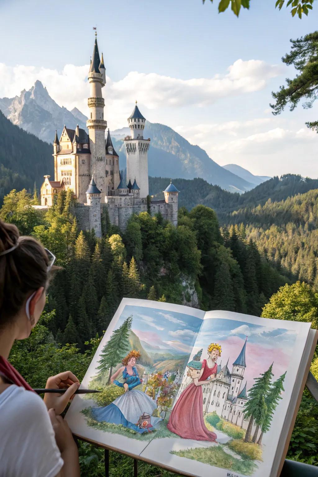 Storybook illustrations add whimsy to your art collection.