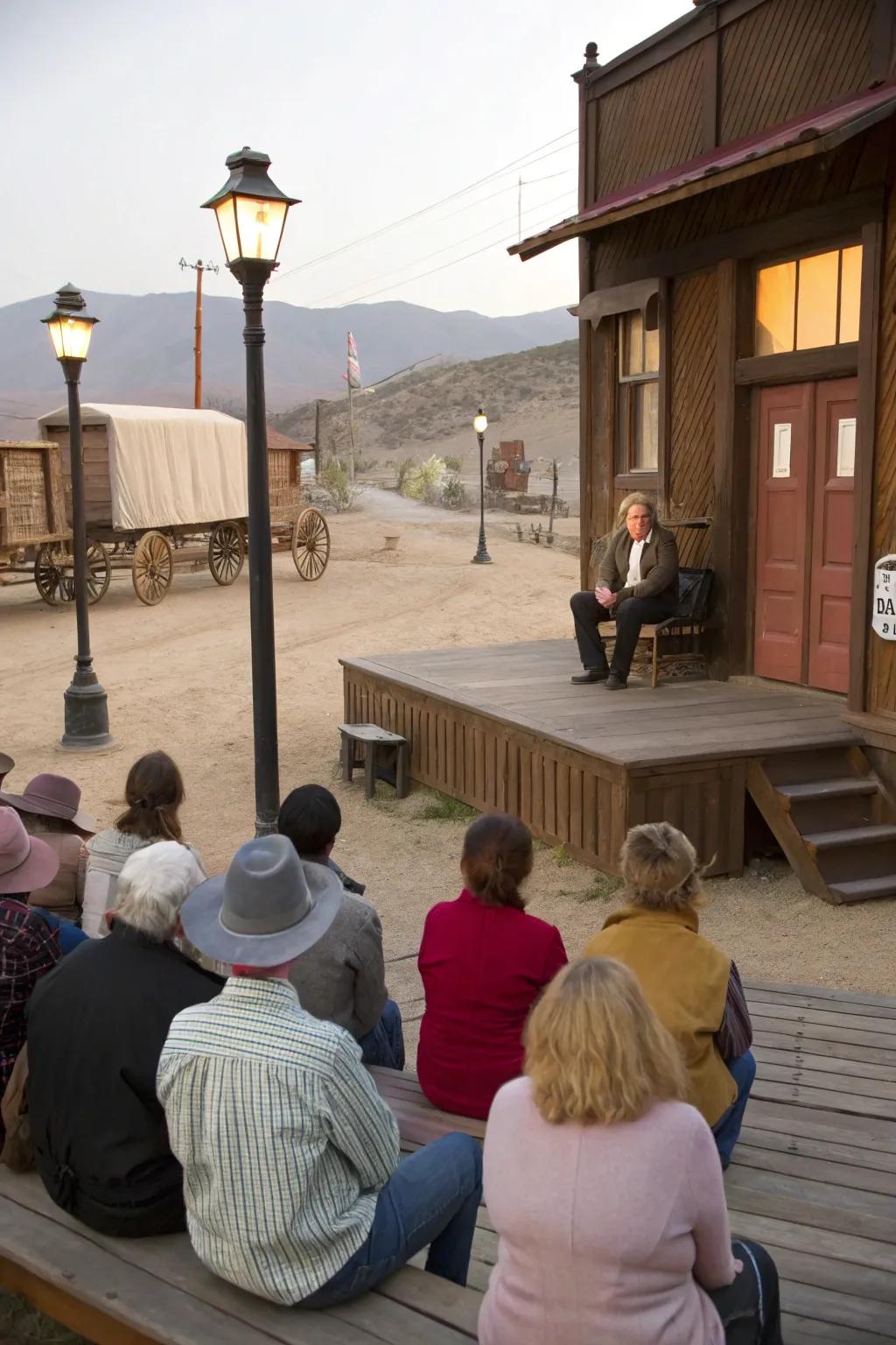 Wrap up the night with engaging cowboy storytelling.