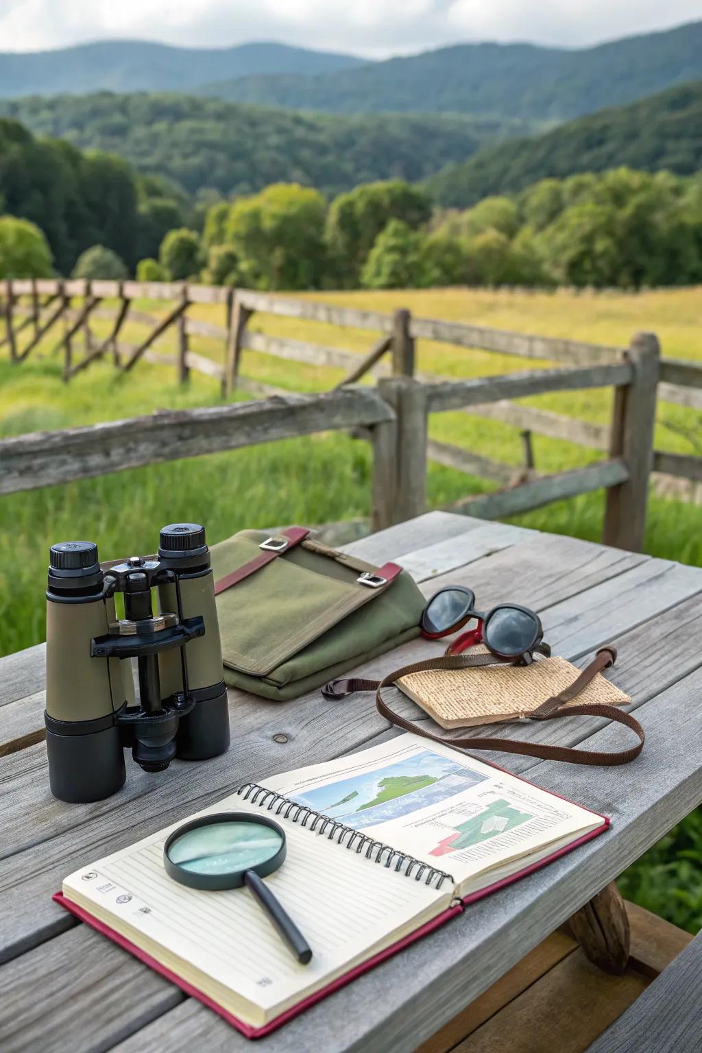 Discover the wonders of nature with an exploration kit.