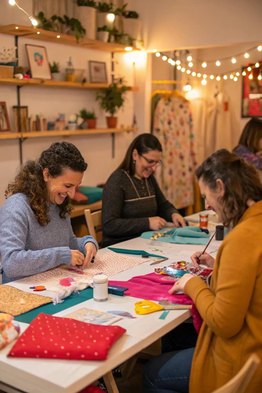 A crafting workshop offers a fun and educational experience.