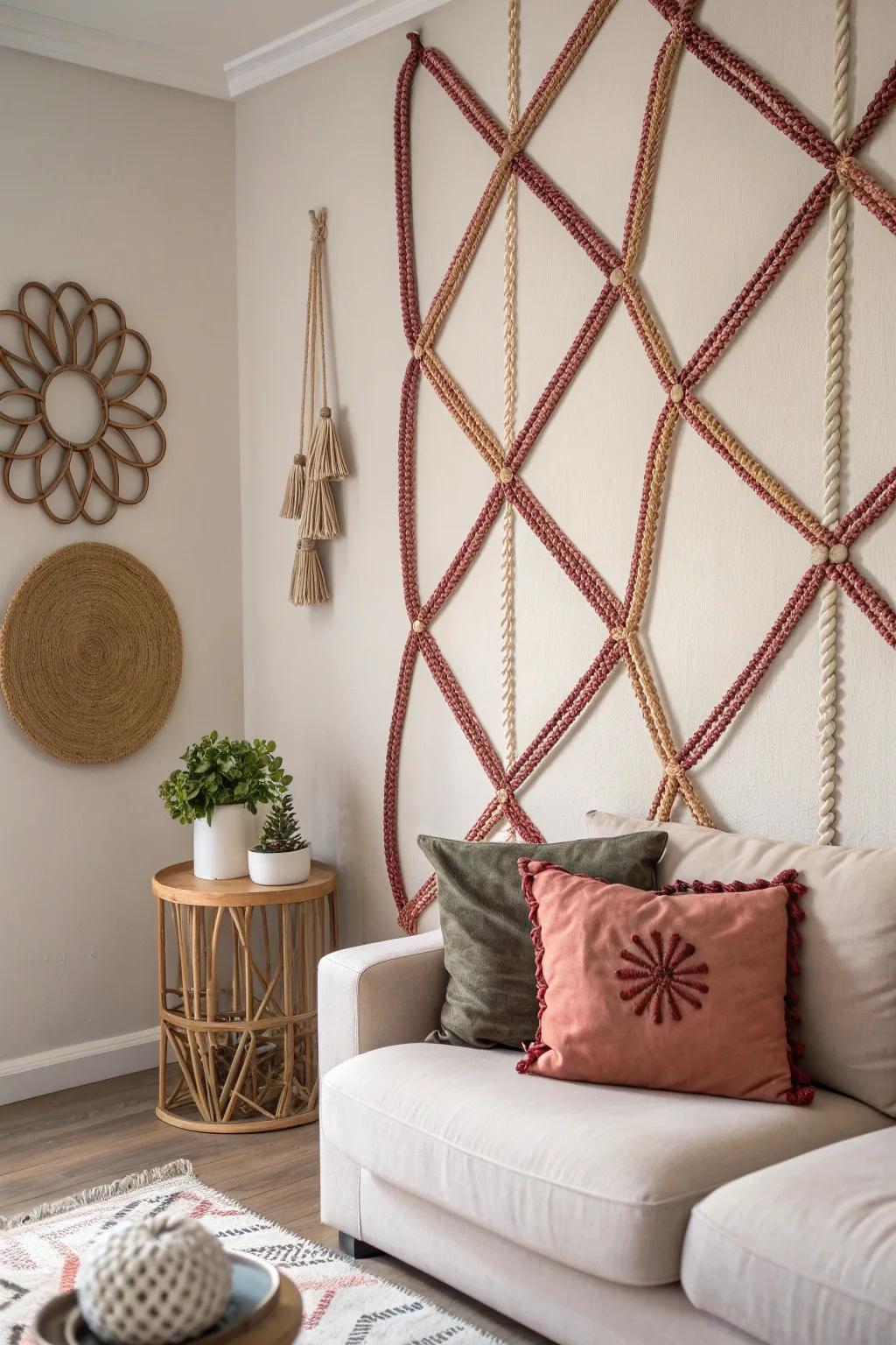 Transform your cords into stunning wall art – where functionality meets creativity!