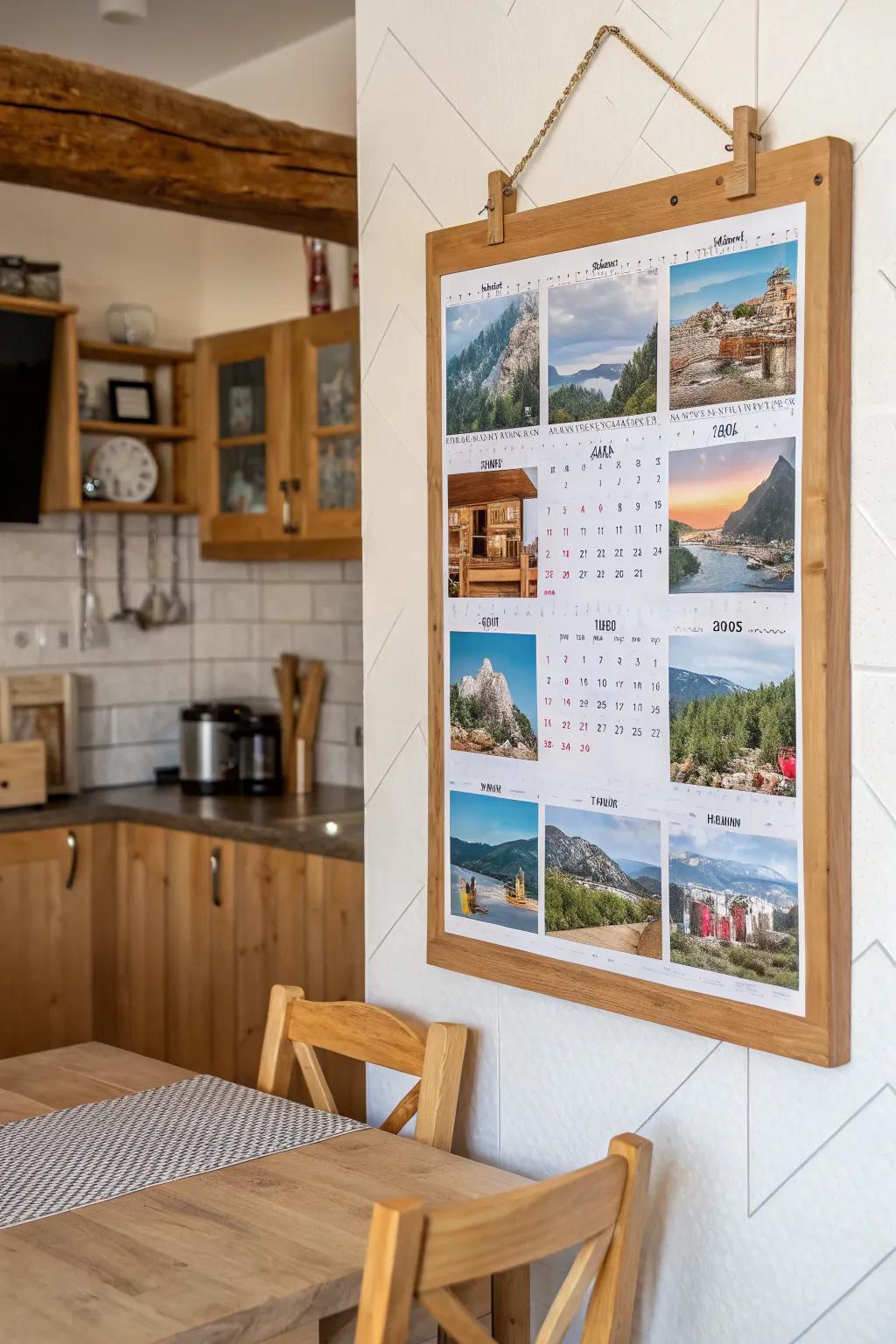 A personalized calendar to cherish memories.