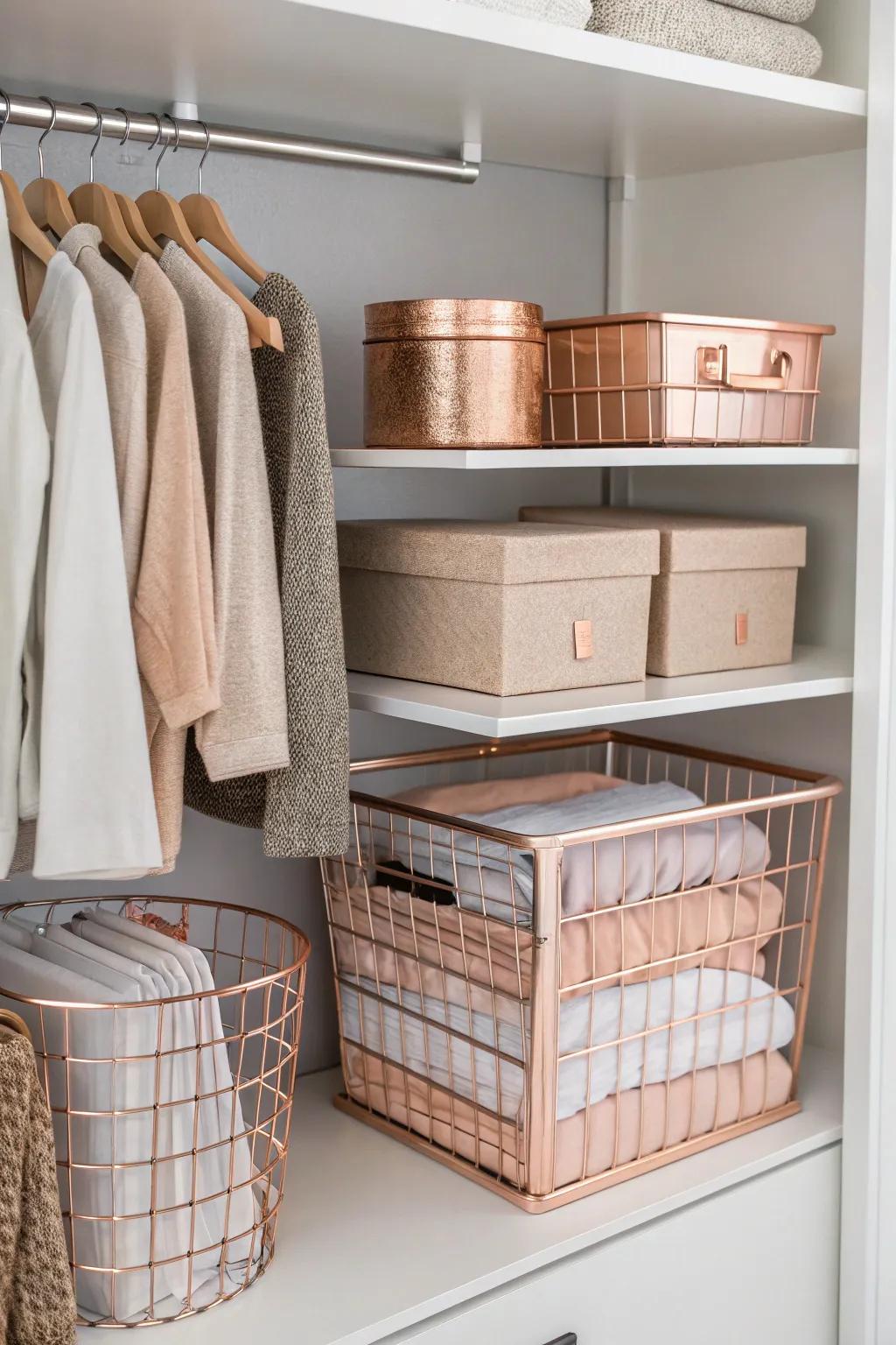 Storage solutions that are both stylish and functional.