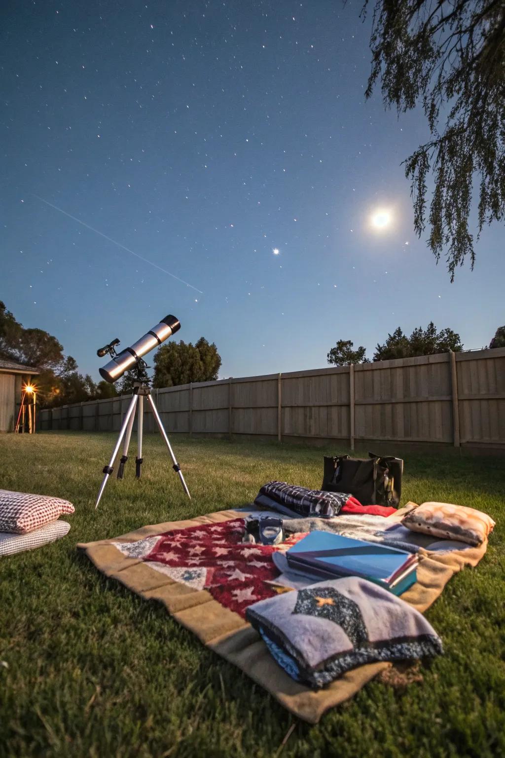 A night under the stars offers a glimpse into the cosmos.