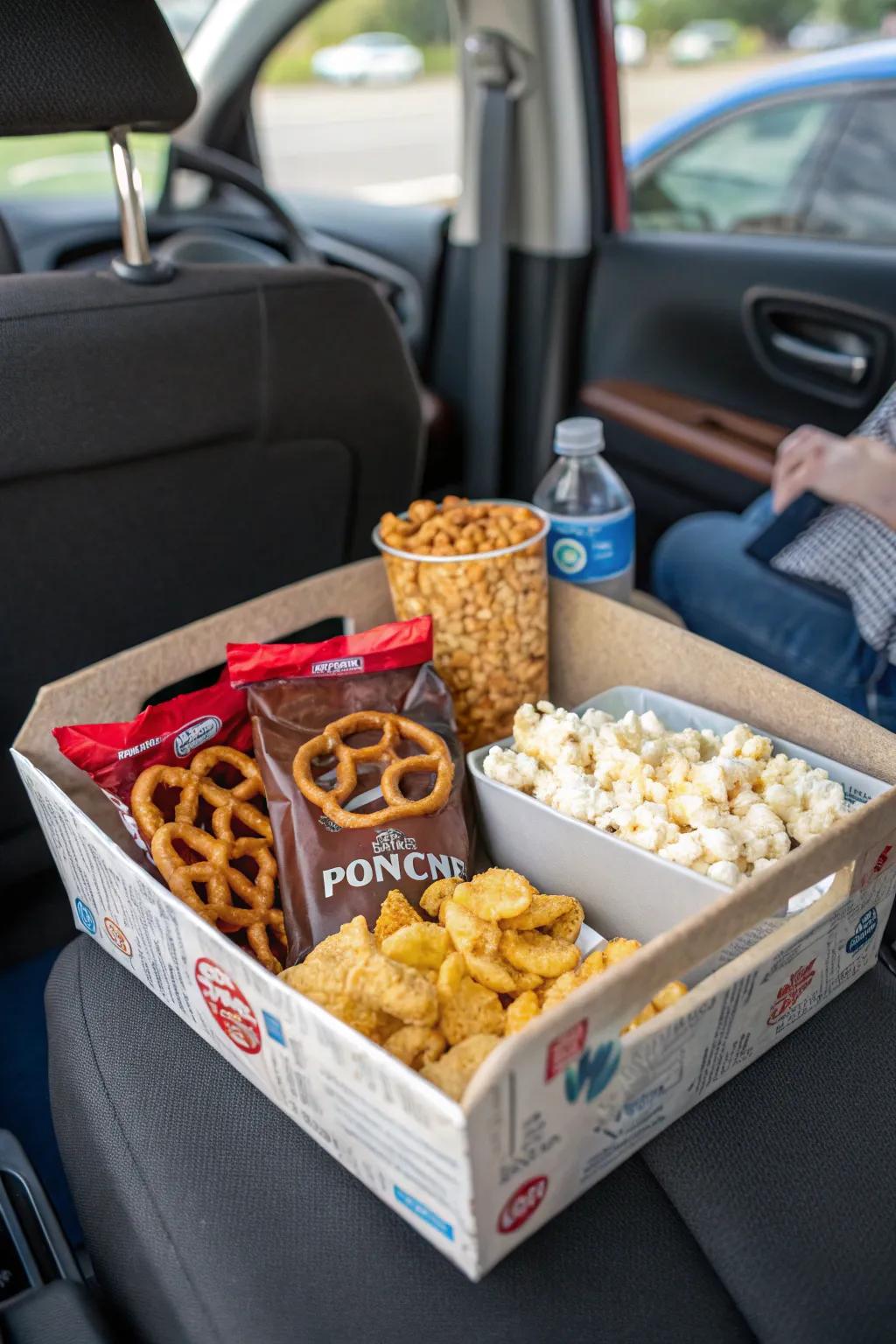 Keep the crunch going with this munch-worthy snack box.