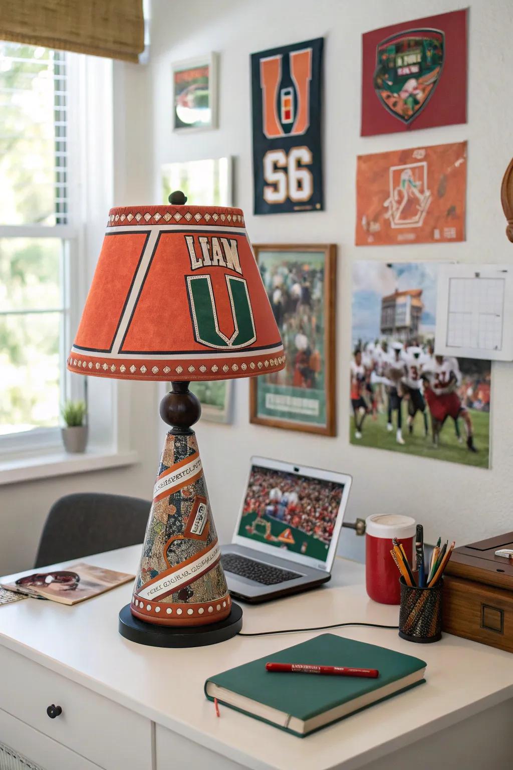 Illuminate your workspace with themed lighting.