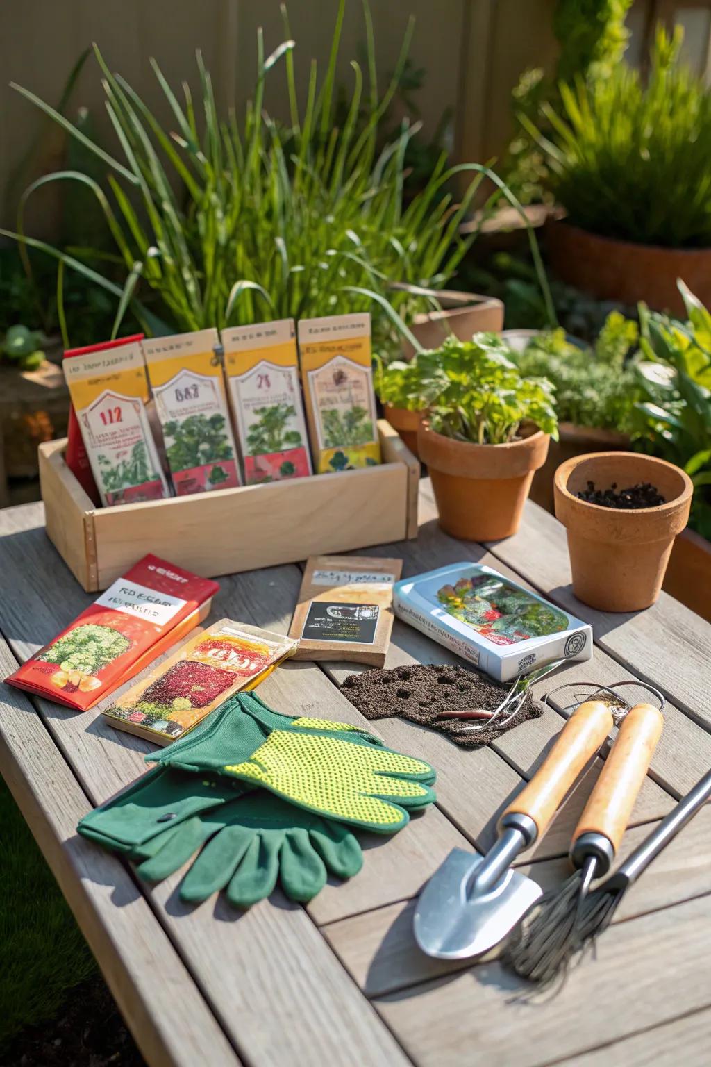 Create a living tribute with a memorial garden kit.