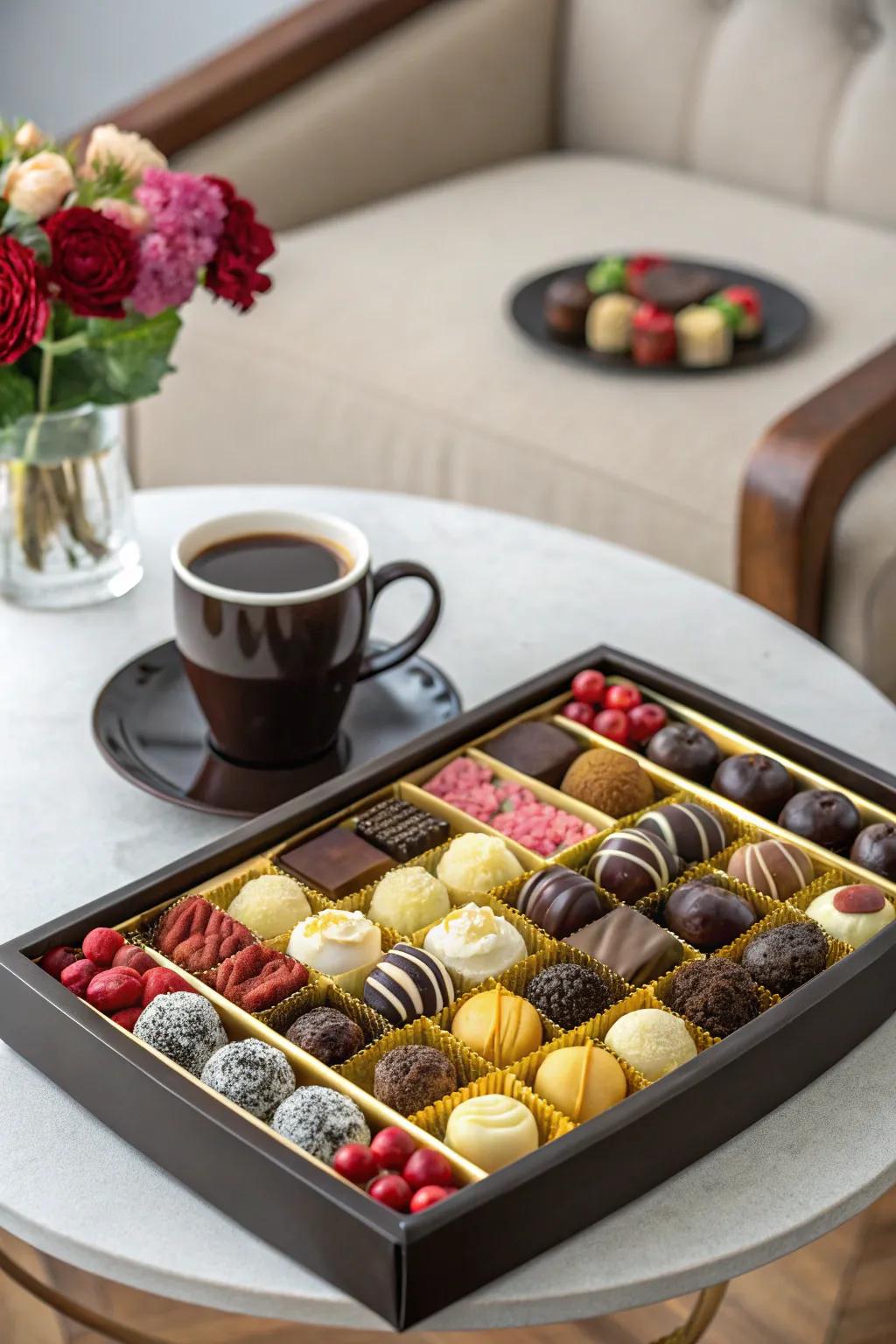 A display of sweet treats adds a delightful touch to your decor.