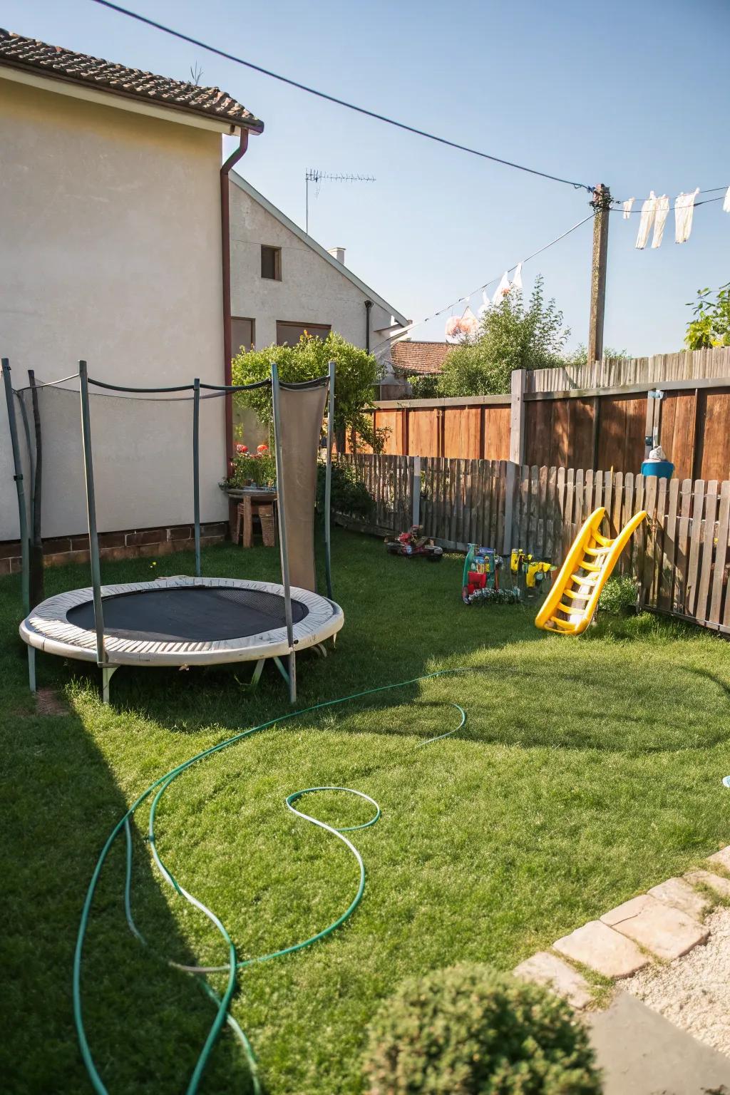 Get kids moving with a trampoline that promises endless bouncing fun.