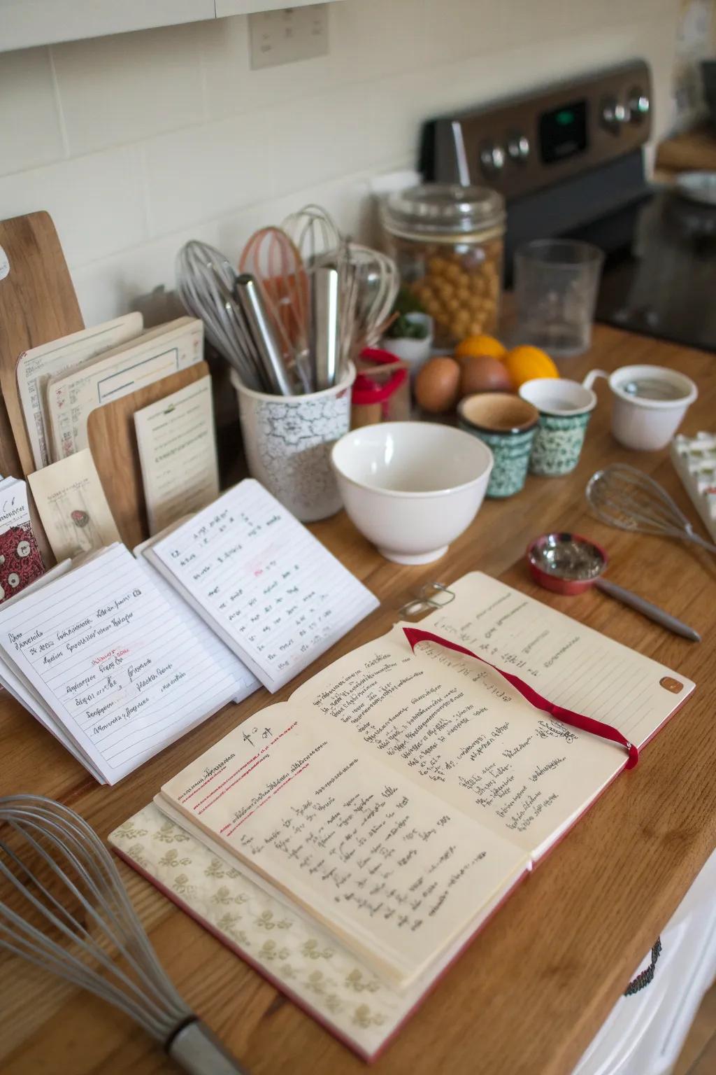 Cook up cherished moments with recipe cards.