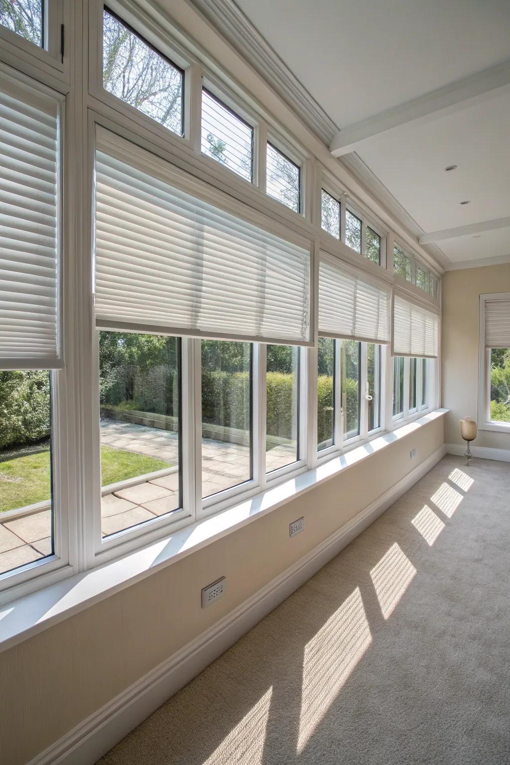 Achieve a perfect fit with custom-made blinds.