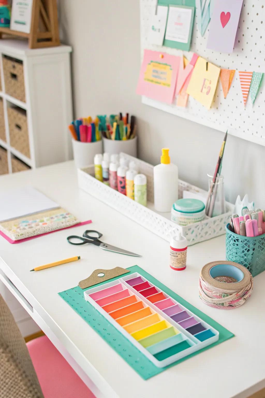 Clean workspace for enhanced creativity.