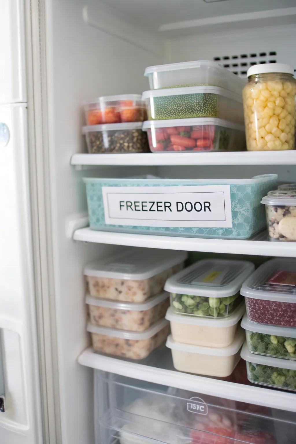 Dating your labels helps manage freshness and reduce waste.