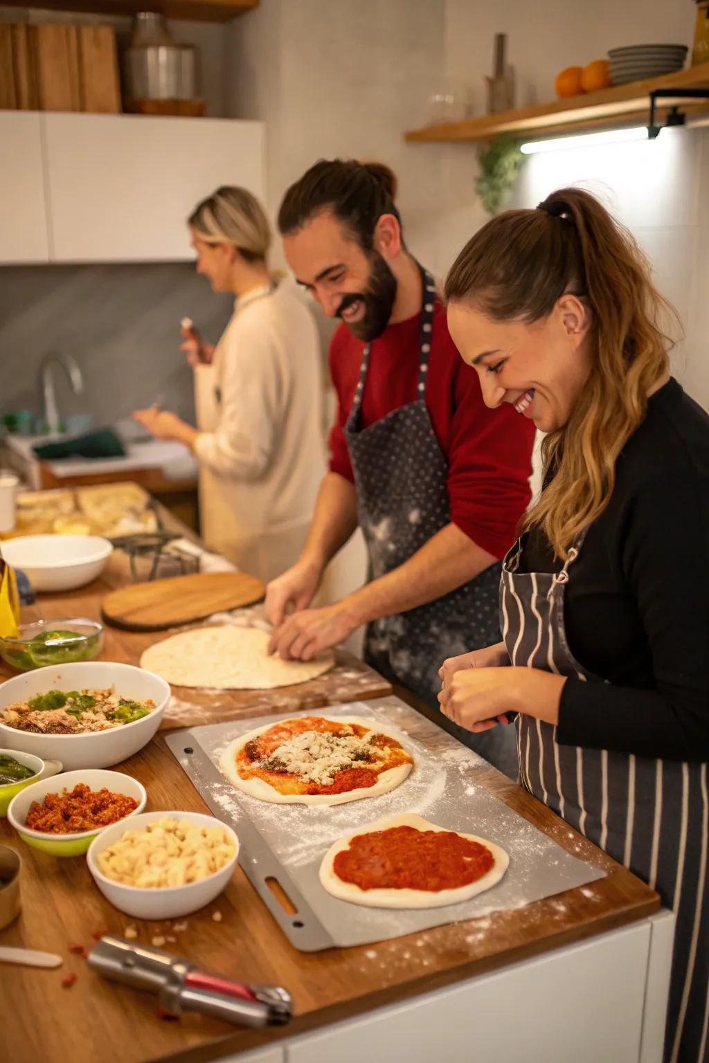 Create tasty memories with a DIY pizza party.