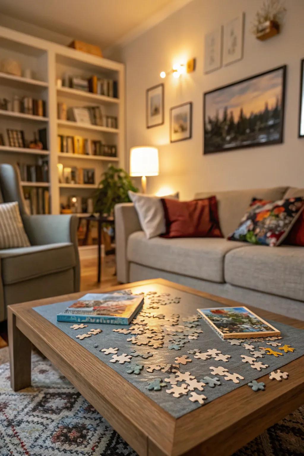 Piece together memories with a custom puzzle.