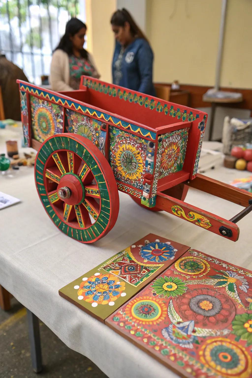 Decorate a Costa Rican carreta and celebrate tradition.