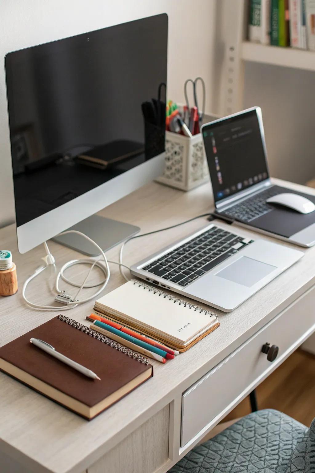 Tidy up your tech with effective cable management.