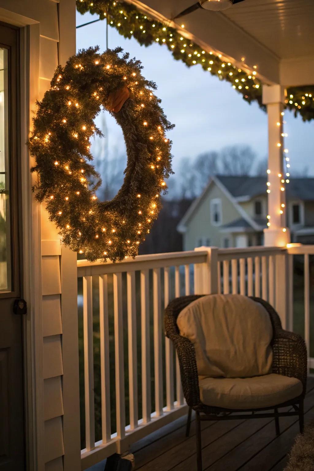 Enchant your space with a twinkling wreath.