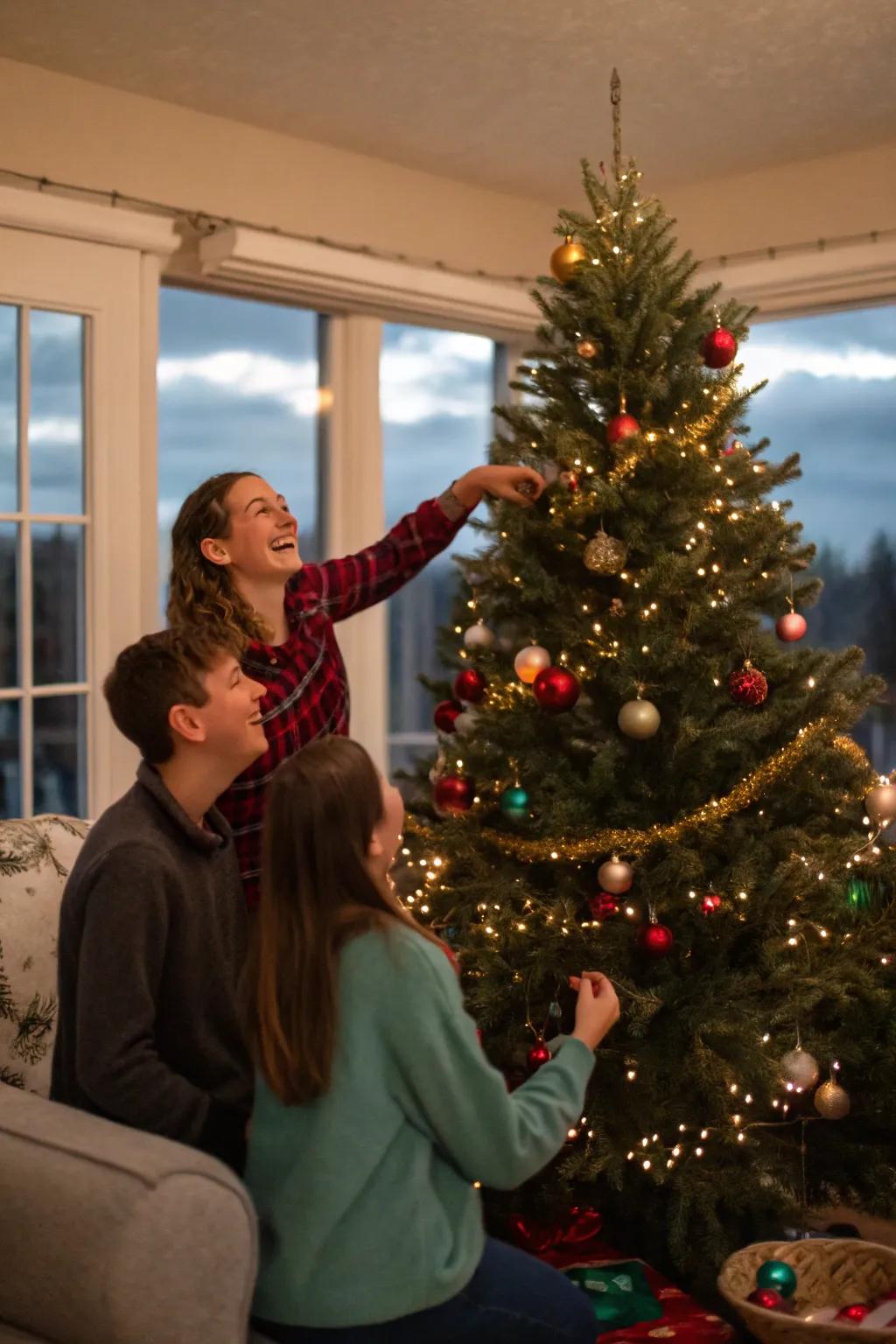 Creating family traditions makes decorating a cherished holiday ritual.