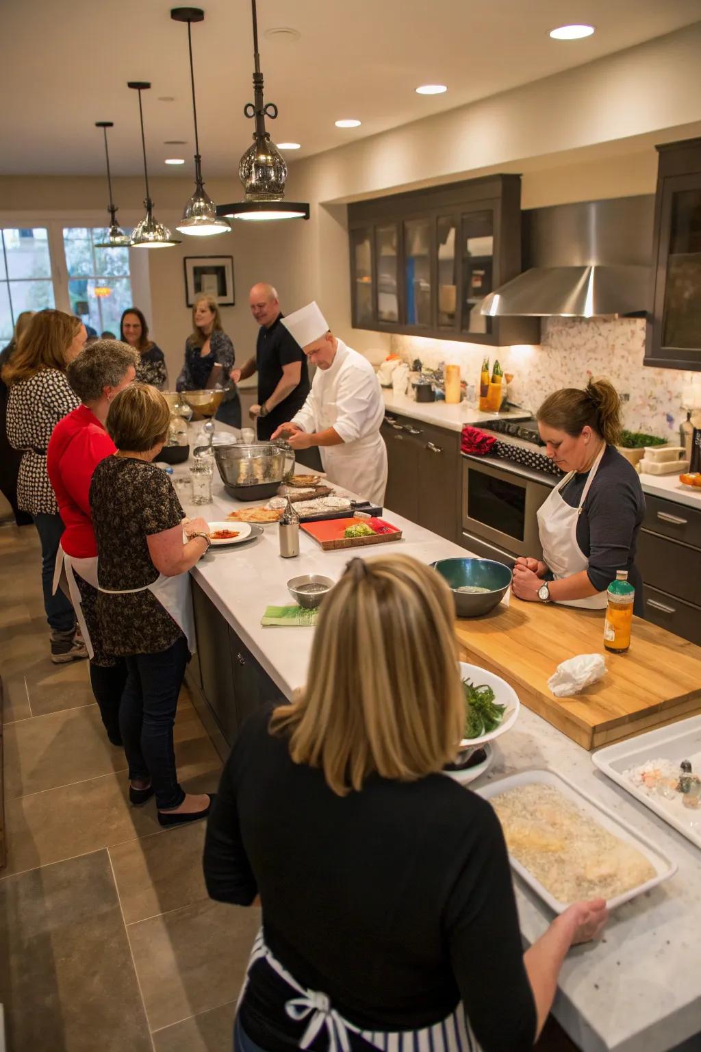 Learn and savor together with a cooking class party.