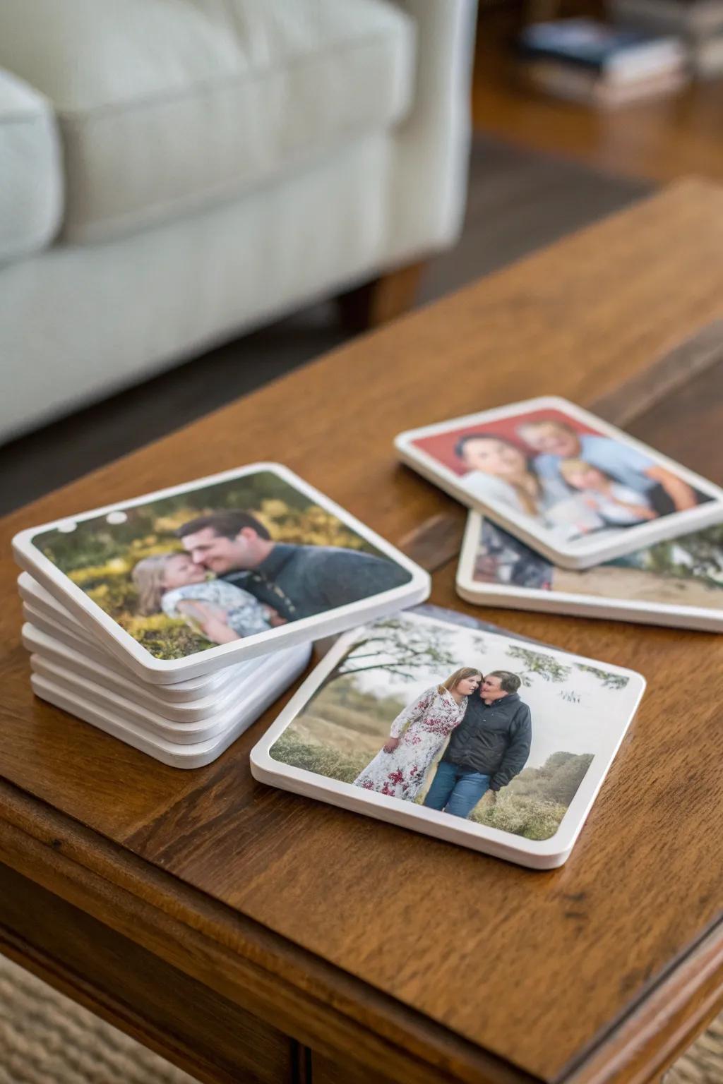 Keep your memories close with crafted coasters.